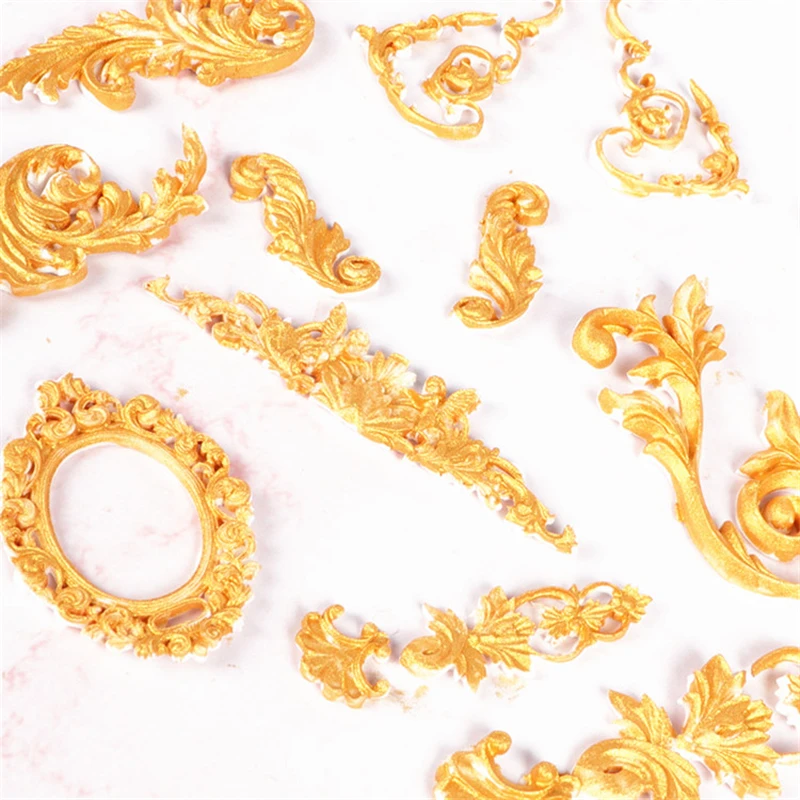 European-style decorative pattern Cake Decorating Tools Fondant Silicon Mold