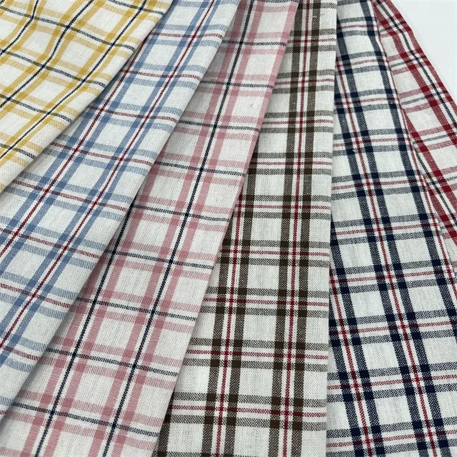 Reactive Yarn Dyed Men Shirts Woven 100% Rayon Fabric