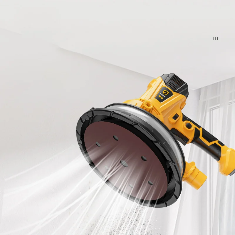 Drywall Corner Sander Electric Dustless Drywall Sander Led Light Wall Sander Tools Wall Putty with Dust Collection Industrial DY