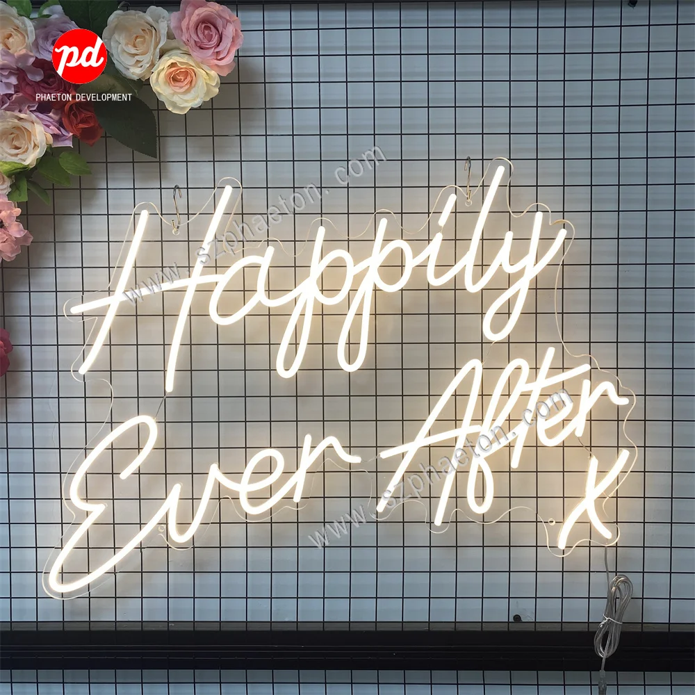 Fast delivery Custom led light neon sign NO MOQ dropshipping for room birthday party home wedding decor