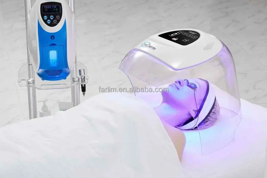 Oxygen O2 to Derm for Skin Rejuvenation Acne Treatment Oil Control Cleansing Moisturizing Oxygen Beauty Device