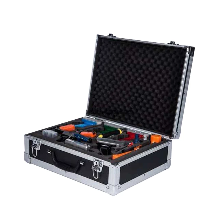Sino-cool Cutting Tools Push Broach Kit with Aluminum Carrying Case for Phenolic Foam Insulation Sheet Board Duct