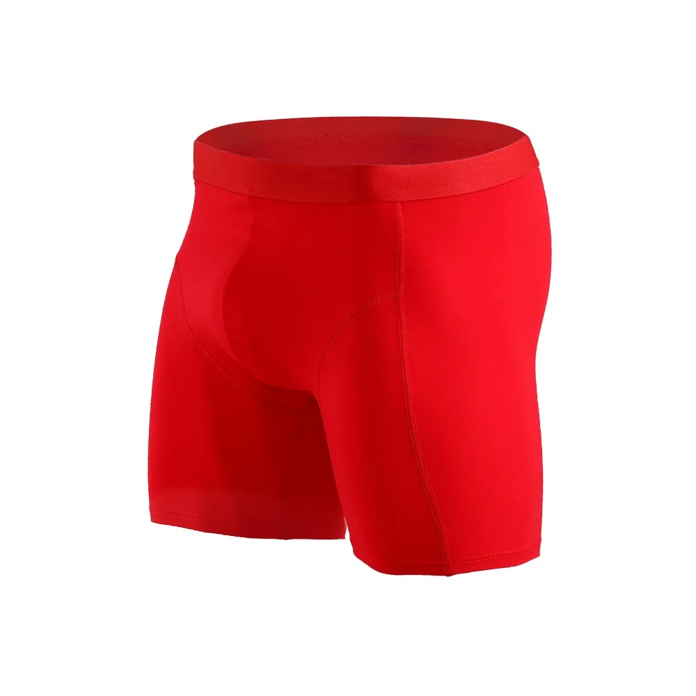 Wholesale Customization 95% Cotton 5% Spandex Blank Boxer Brief Comfortable Men Underwear Boxer Briefs