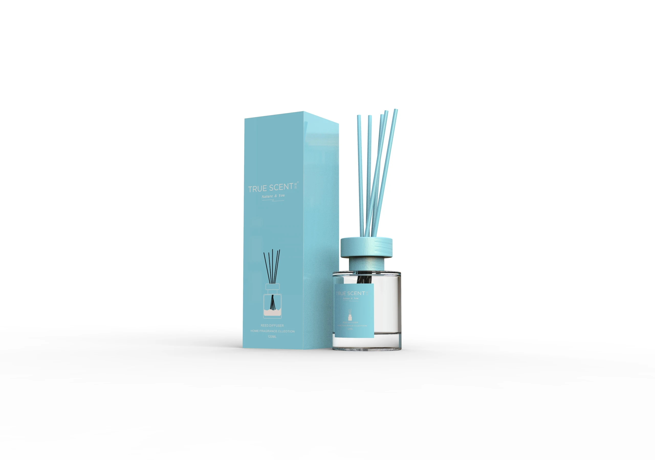 Best Sale Luxury 120Ml Customized Wooden Decorative Reed Diffuser,OEM Design Home Fragrance Reed Diffuser