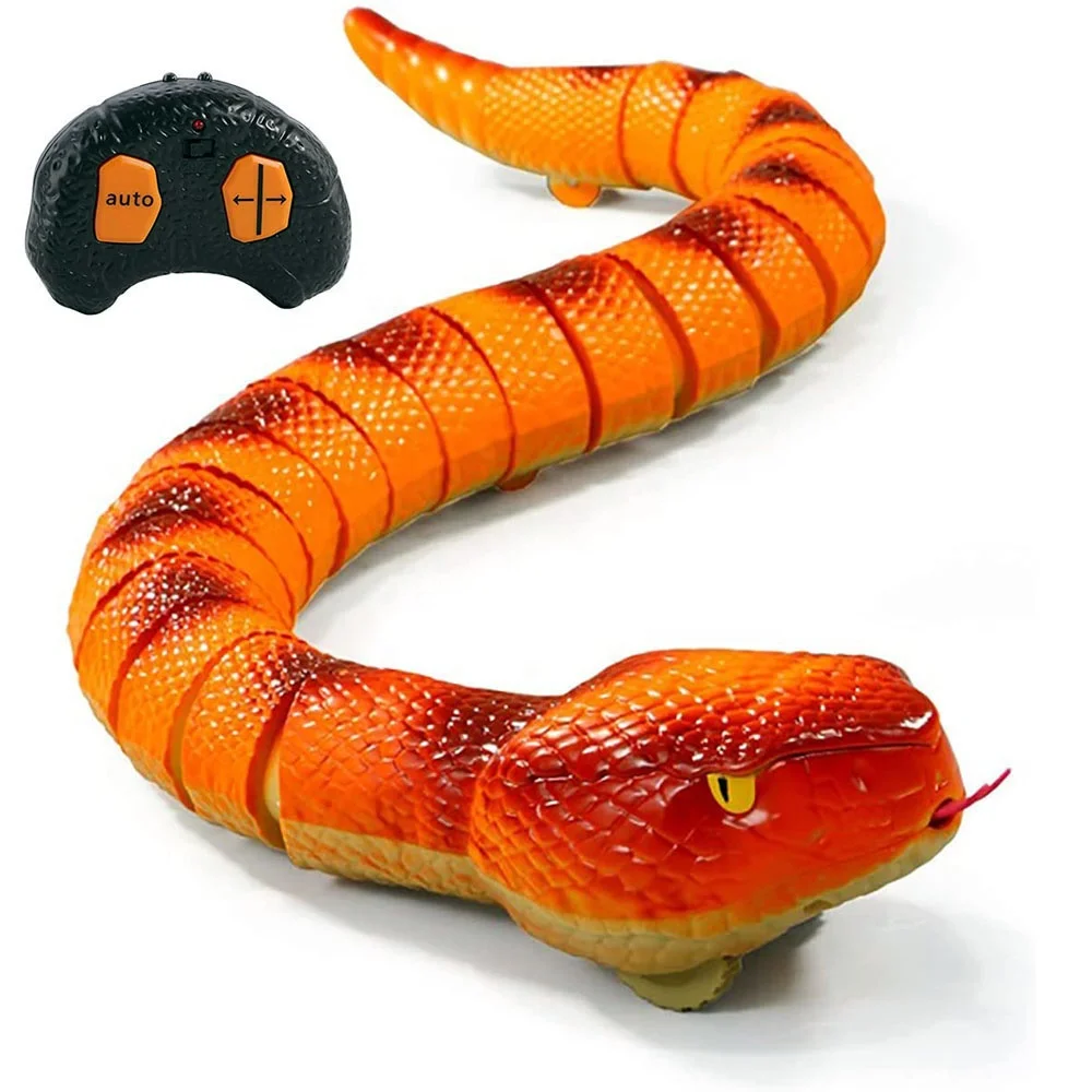 2024 Party Novelties Gift  Remote Control  Plastic Gags & Practical Jokes Prank Tricky Infrared Realistic RC Snake Toy