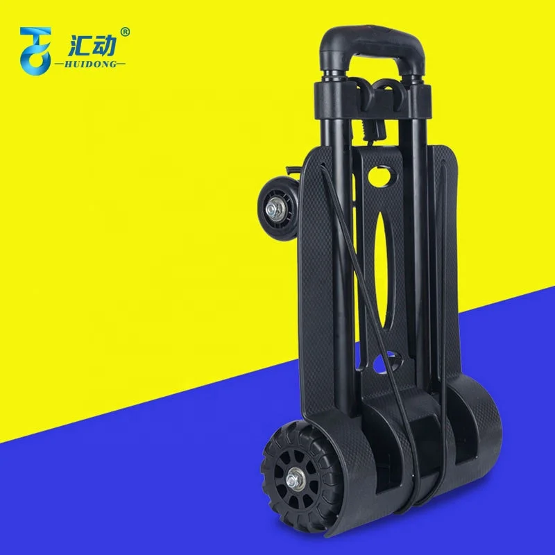Multifunction Lightweight Portable Foldable Aluminium Alloy Luggage Trolley Cart Mini With 2 Wheels folding shopping trolley