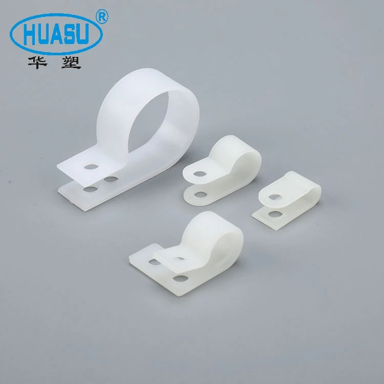 3/8 R Nylon Electrical Wire Cable Clip Cable Clamp