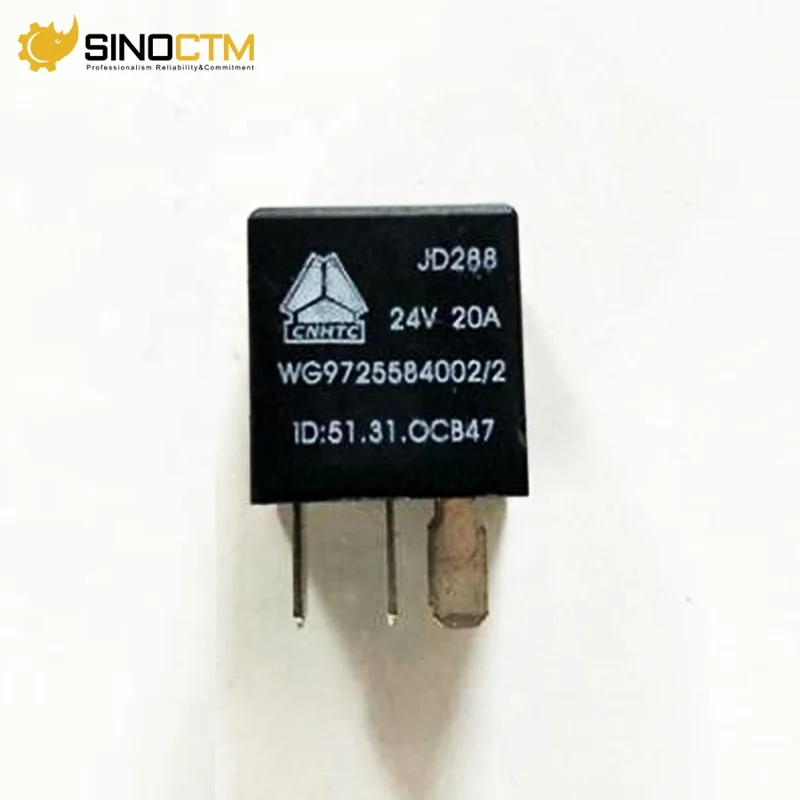 Нормально открытое Реле 20A 24 В реле WG9725584002 для запасных частей Sinotruk