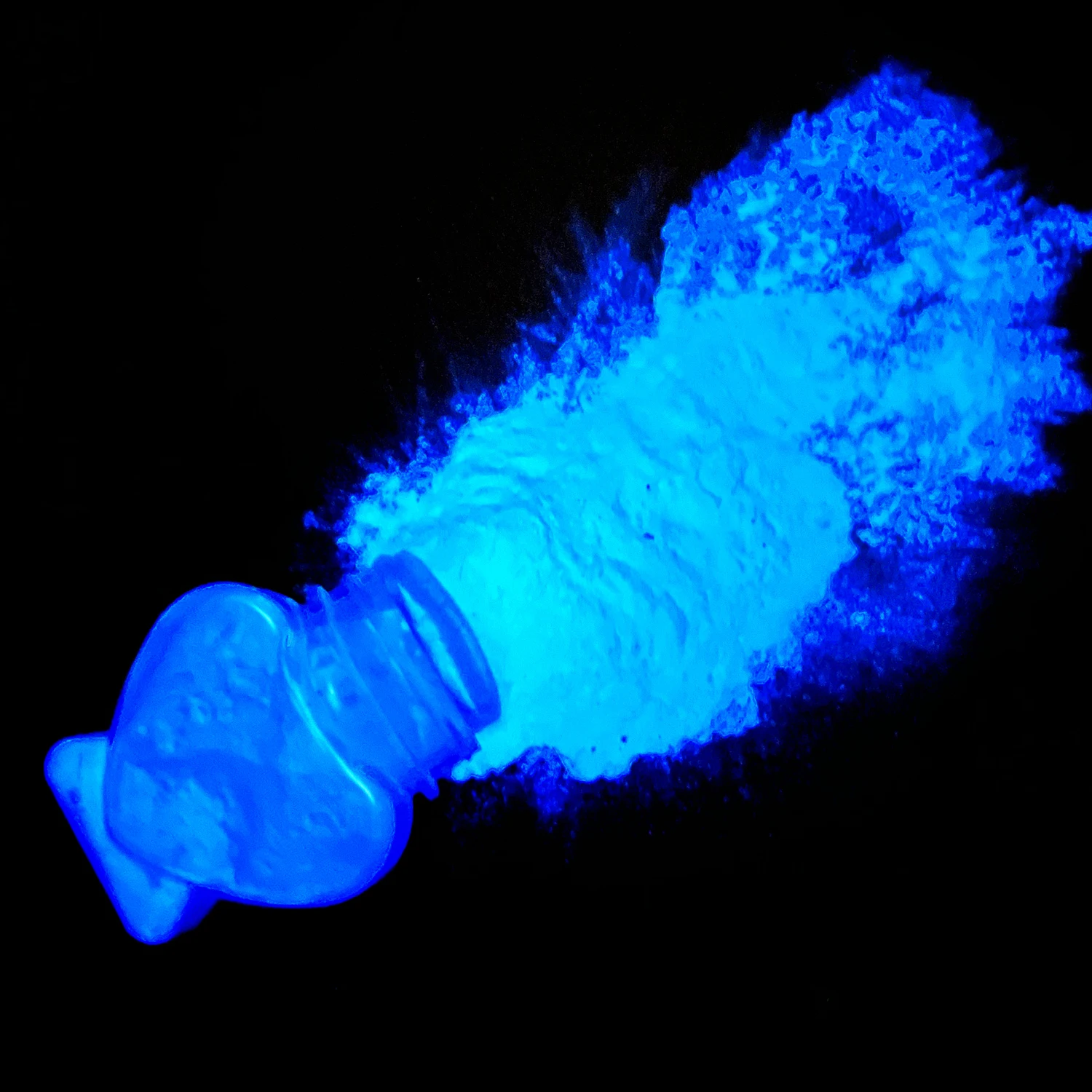 2023 Glow in the dark fluorescent paint powder DIY acrylic nail glitter nail art  decoration