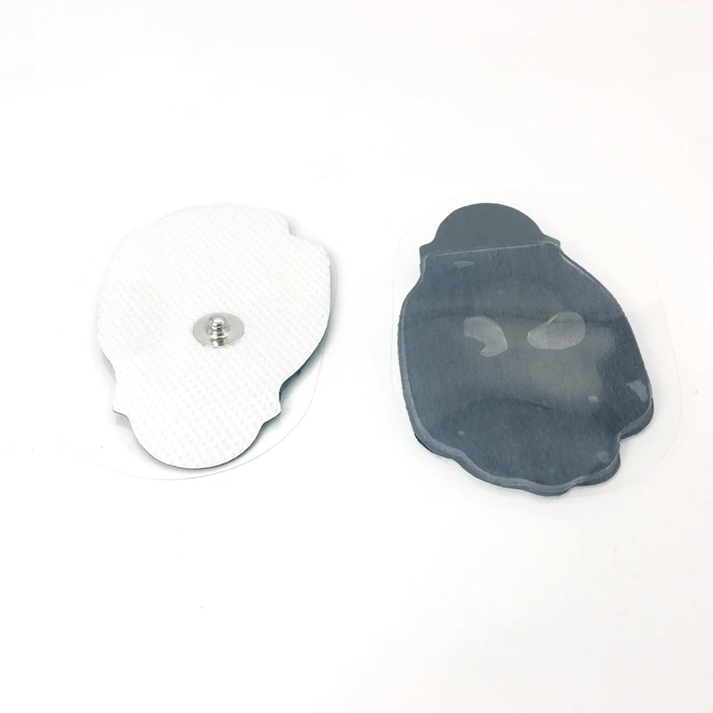 3.5mm snap-on connector ems self adhesive pad electrodes replacement tens unit pads