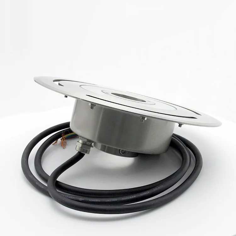 ip68 waterproof stainless steel submersible dmx 24v rgb fountain pump underwater pool lights with water jet