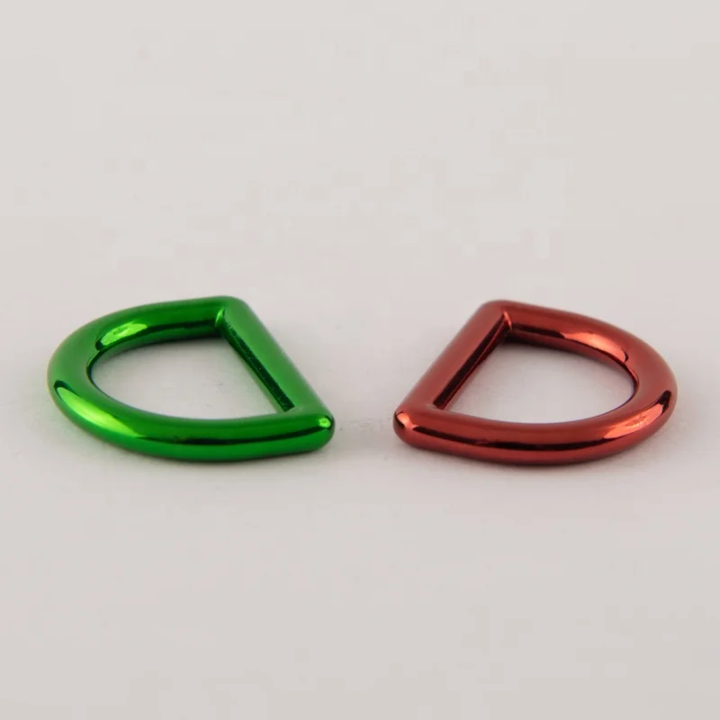 Custom Nickel Free Rainbow Color 25mm D Ring Belt Buckle For Strap