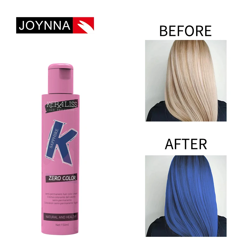 Zero Цвет 150 мл 40 цвет нет необходимости перекиси водорода или разработчик веганских материалов, не раздражает кожу полупостоянная краска для волос
