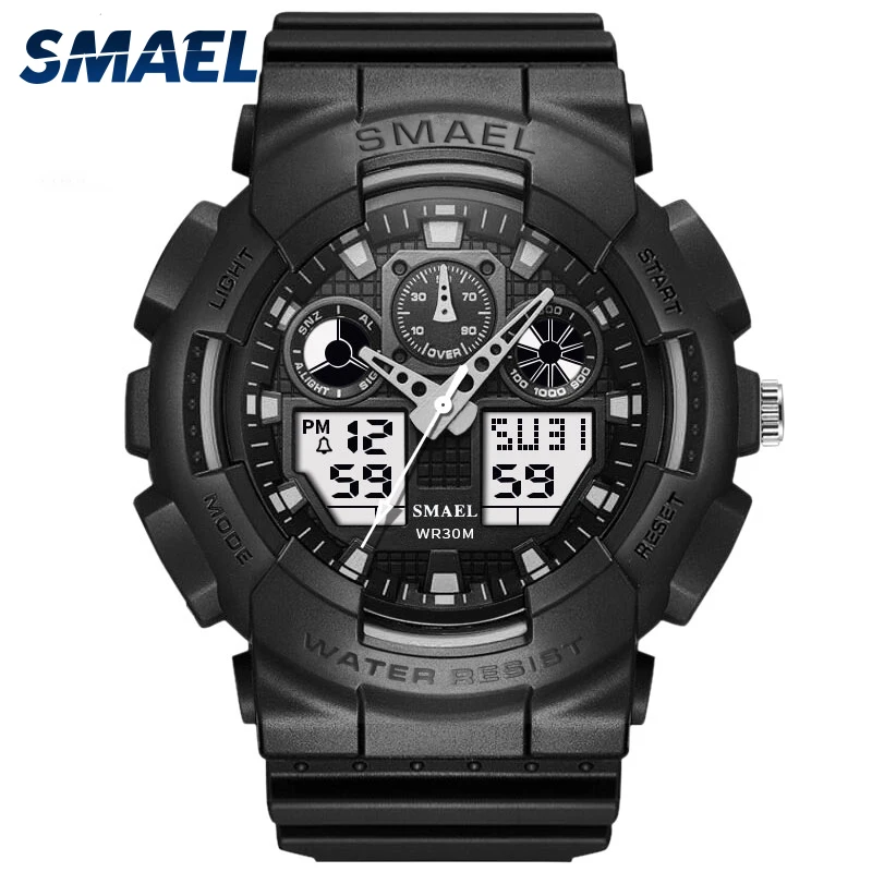 Smael digital g style hand shock resist watch analog men military watches digital jam tangan for boy children