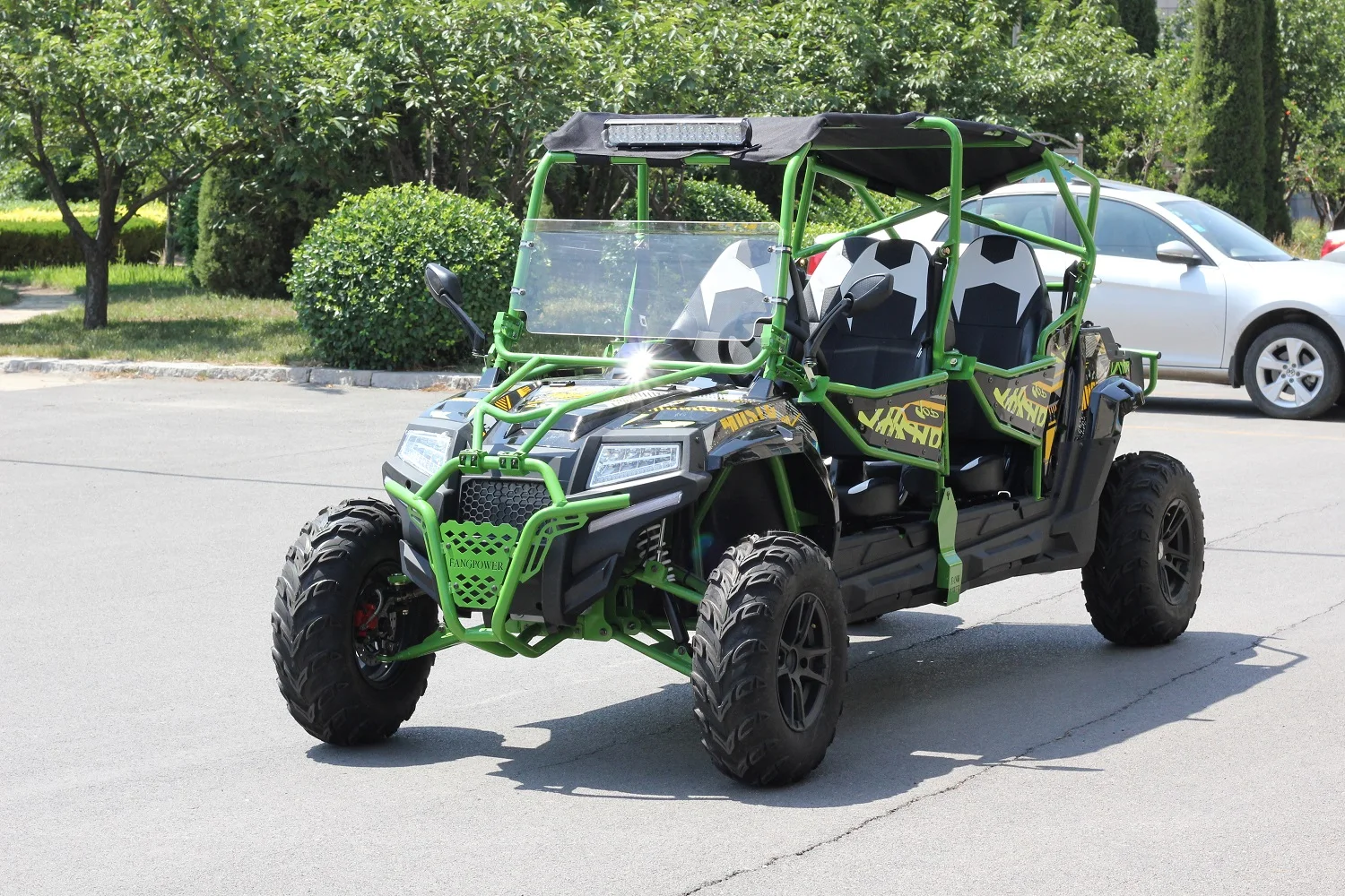 2024 cheap gas road legal buggies utv 400cc 4x2 four seater UTV