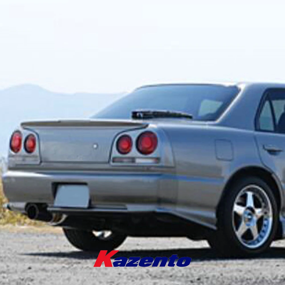 Для Nissan R34 Skyline Sedan (только 4Dr) HSM стеклопластиковый Неокрашенный задний Spat Splitter