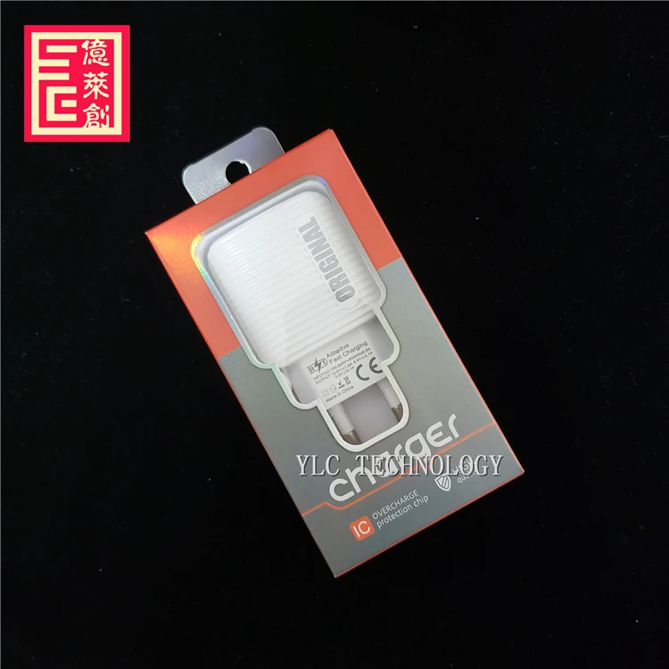 18w QC3.0 quick charger for samsung /xiaomi mobile phone adaptive fast charging eu korean plug wall adapter