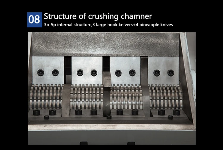 Function New type recycling plastic bottle PET piece bottle crusher recycling machine