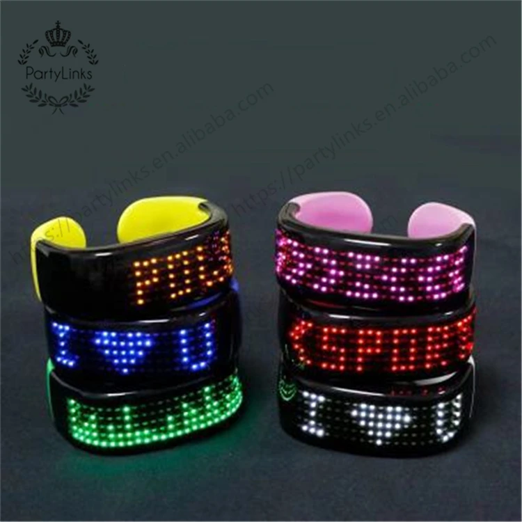 Led Flashing Night Running Arm Belt halloween Bracelet Light Up Christmas Wristband Club Party Bar Cheer Luminous Glow Stick
