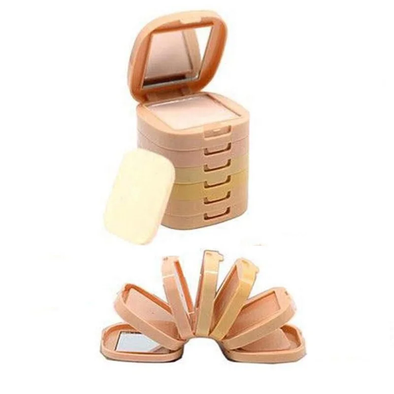 
5 in 1 Powder Foundation Long-lasting Oil Control Repairing Banana Powder Face Powder 