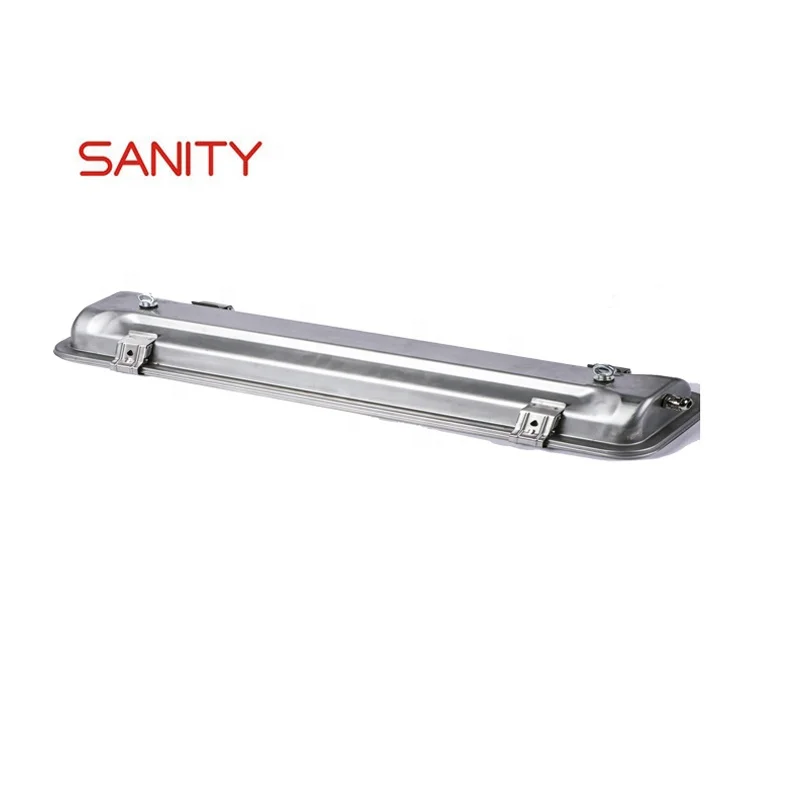 
Empty Housing Explosion Led Garage Tri-Proof Light Fixture Triproof Lamp For T8 Tube Stain Steel 