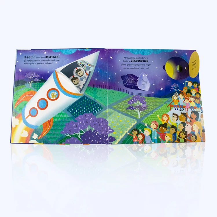 Hot Selling OEM  Children Baby English Funny Story Book Printing Educational 3D pop up Board Books