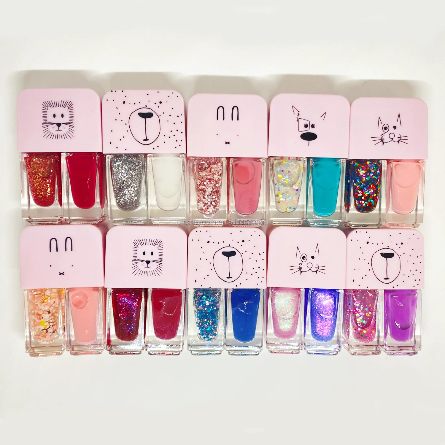 
Hot sales China factory suppliers high quality Nail polish glitter wraps 