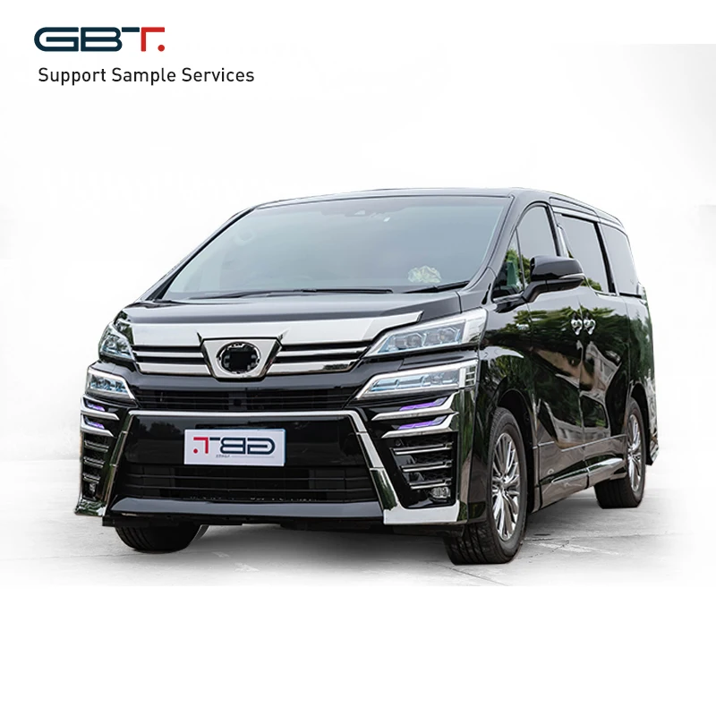 Пластиковый бампер GBT для автомобиля Vellfire 2019, набор запчастей для кузова автомобиля Vellfire, обновление до модельки