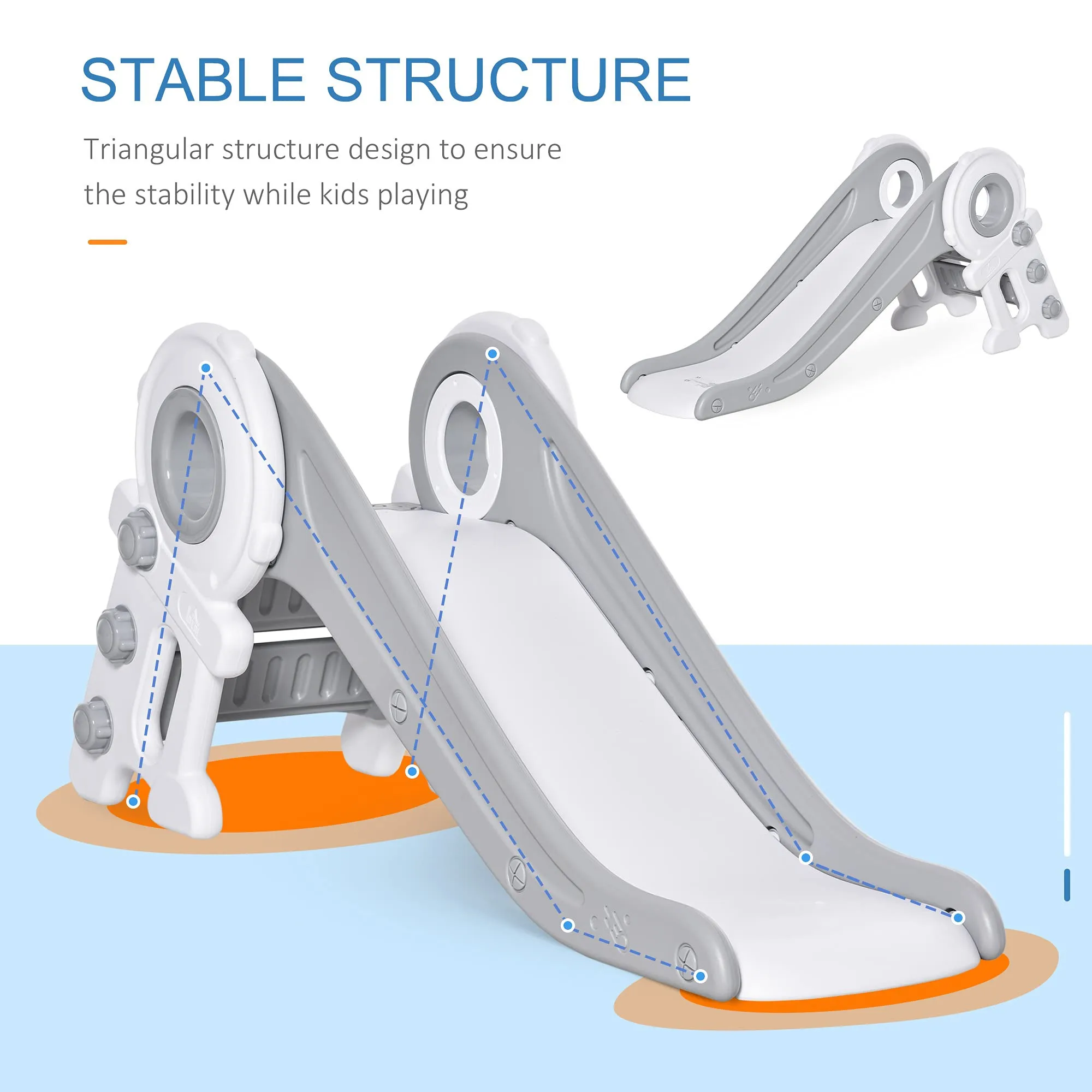 Производитель, детские раздвижные игрушки, детская крытая игровая площадка, складной слайдер, маленькие места, Высококачественная пластиковая детская горка