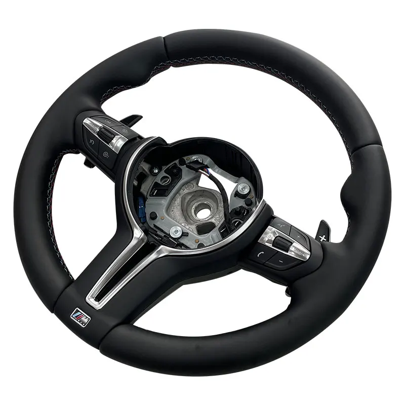 Автопроизводительный кожаный руль для Bmw F30 F32 F10 F20 F07 F01 E46 E60 E90 M3 M5 из углеродного волокна