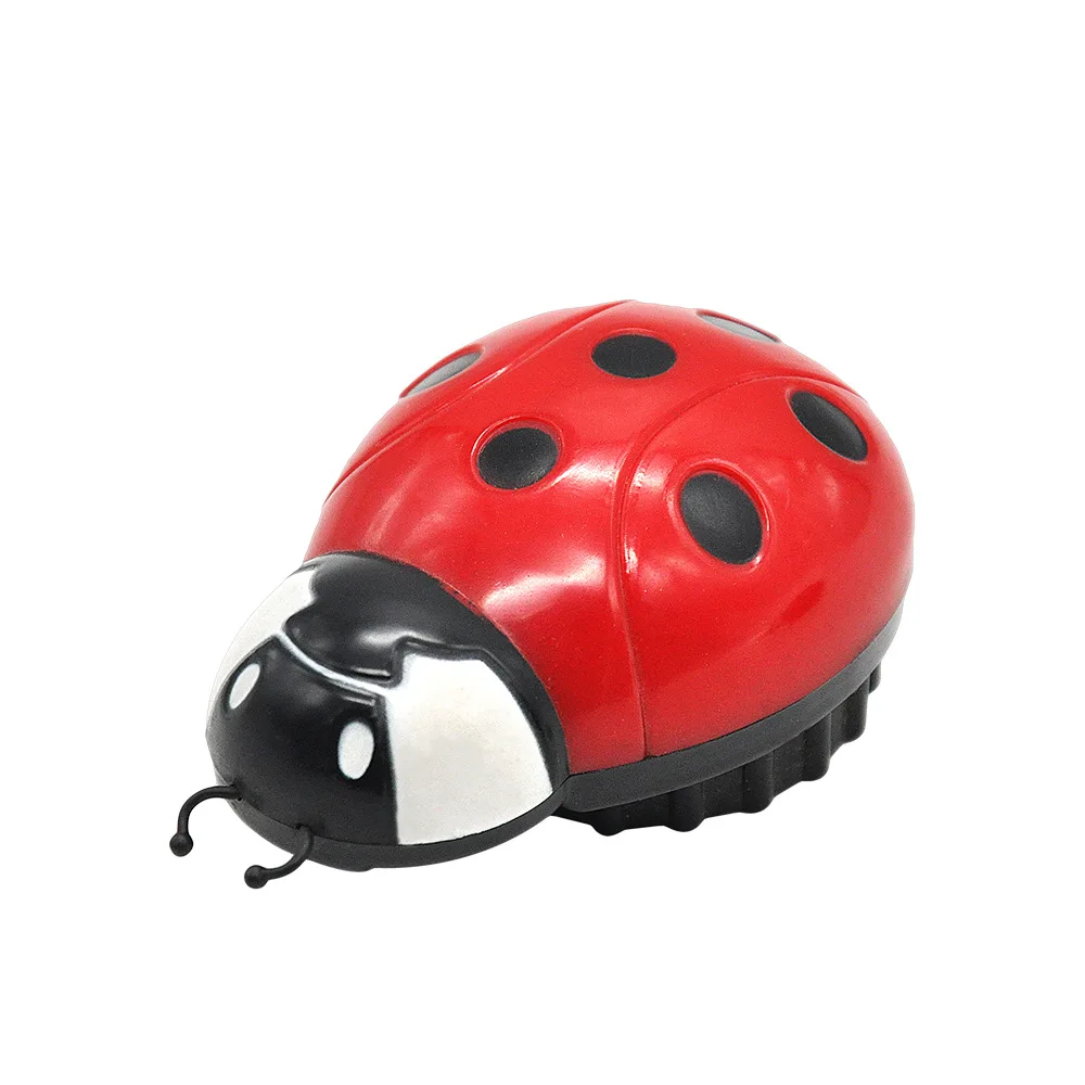 Zinc alloy smoke grinder Seven-star ladybug shape   Plastic shell beetle shape cigarette crusher