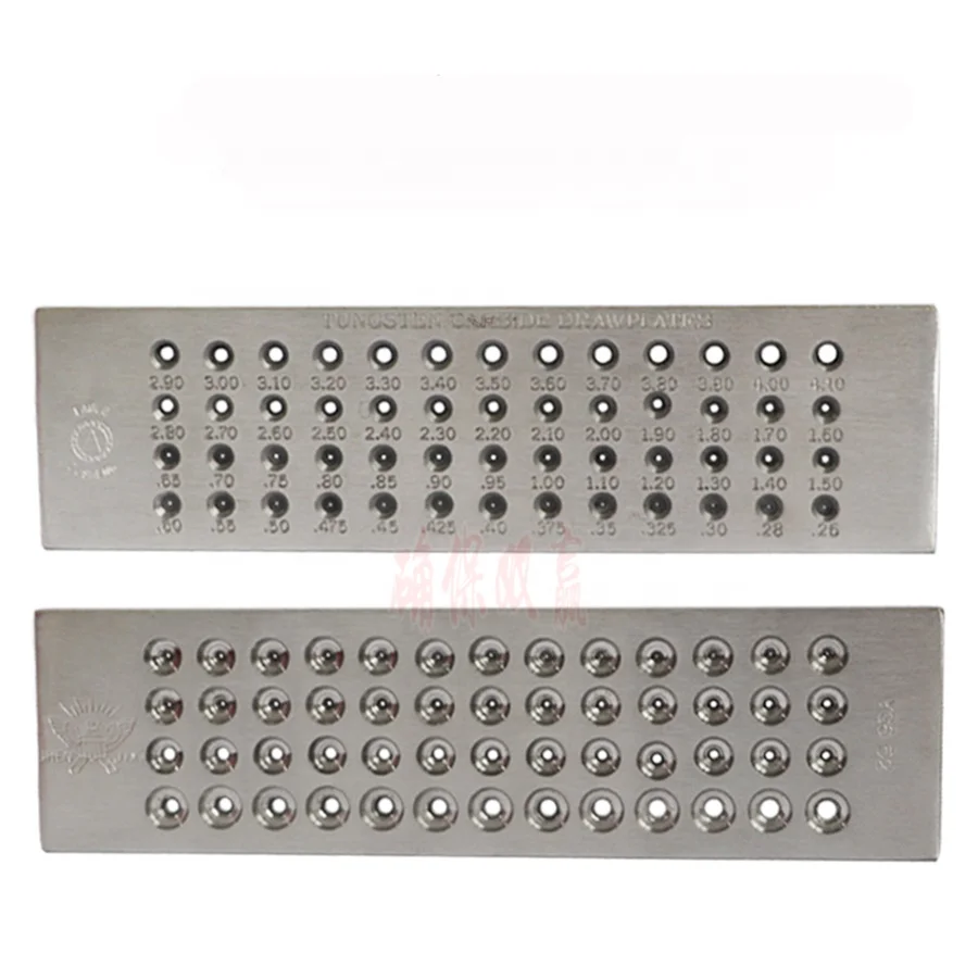 Lapidary Machine Tools Gold Drawplate Tool Jewelry Draw Plate