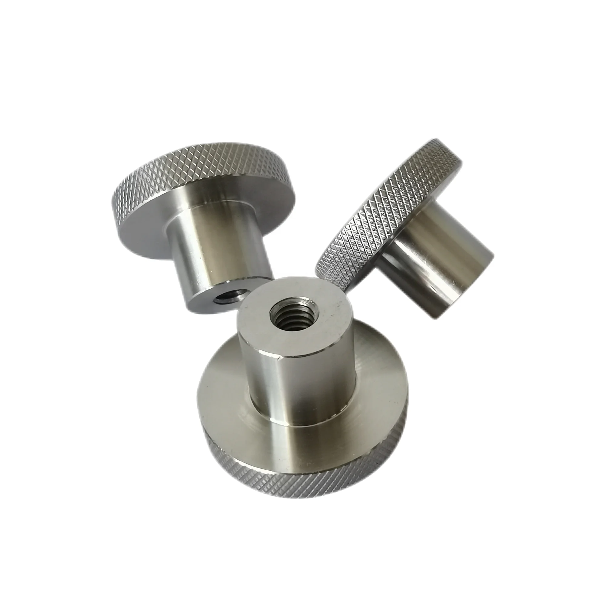 Qingdao Zhurui Parts Knurled Hand Grip Knobs M6,M8,M10,M12,M16,5/16-18,1/2-13 Thread Stainless Steel Industrial Kitchen Handles