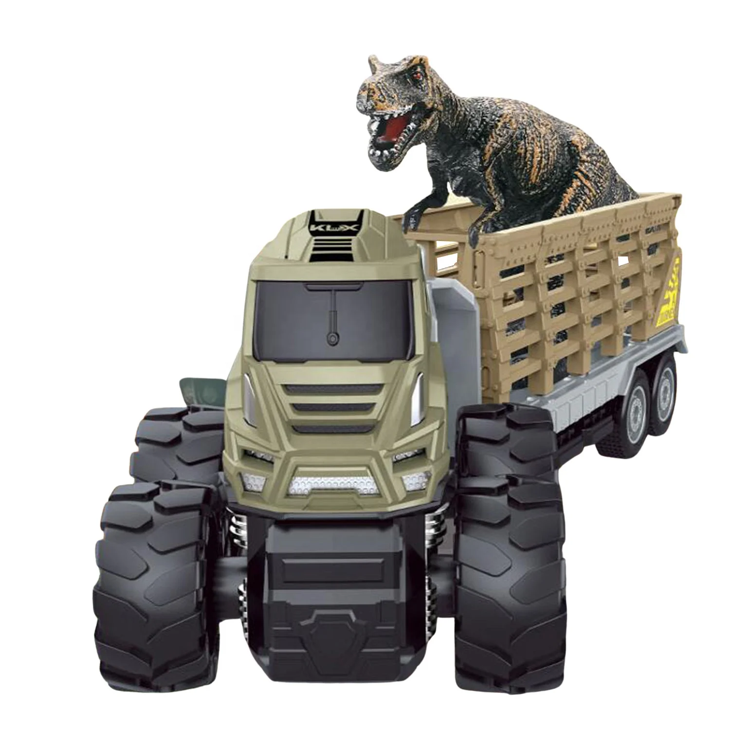  Детский прицеп из инерционного сплава 4WD четырехколесный привод интересный металлический литый под давлением строительный автомобиль с пластиковой