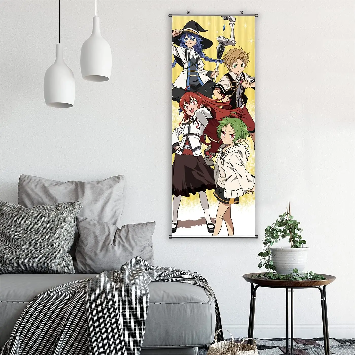 Wholesale Poster Banner Room Decoration Scroll Poster Hanging Picture Custom Hangable Wallscroll Posters Anime Wall Scroll