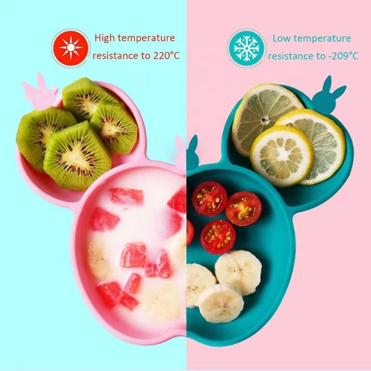 Baby Silicone Placemat Plate - Kids Table Placemat-Silicone Baby Plate