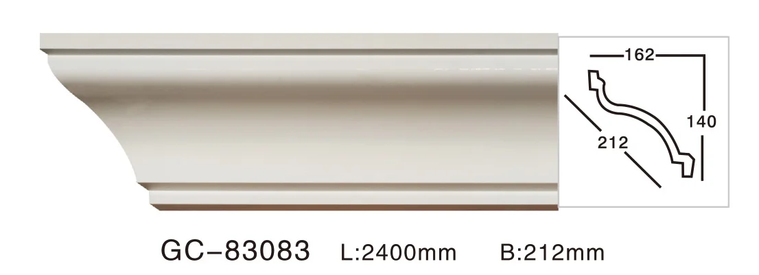 gemei wholesale PU Decorative High Quality Light Weight Cornice Coving Framing Ceiling Ornament for House Indoor Free samples