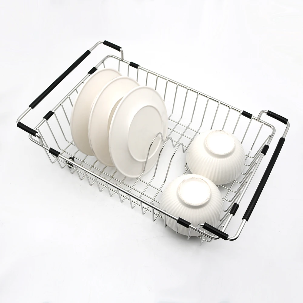 High Quality dish drain basket Kitchen accessories stainless steel dish drying rack
