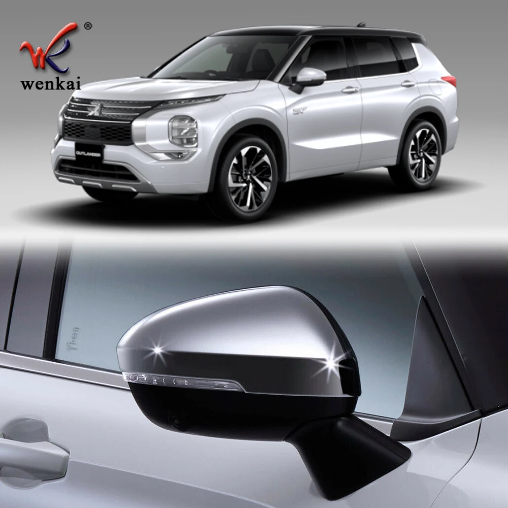 ABS хром для Mitsubishi Outlander 2022 боковая дверь чехол зеркала заднего вида автомобильные аксессуары