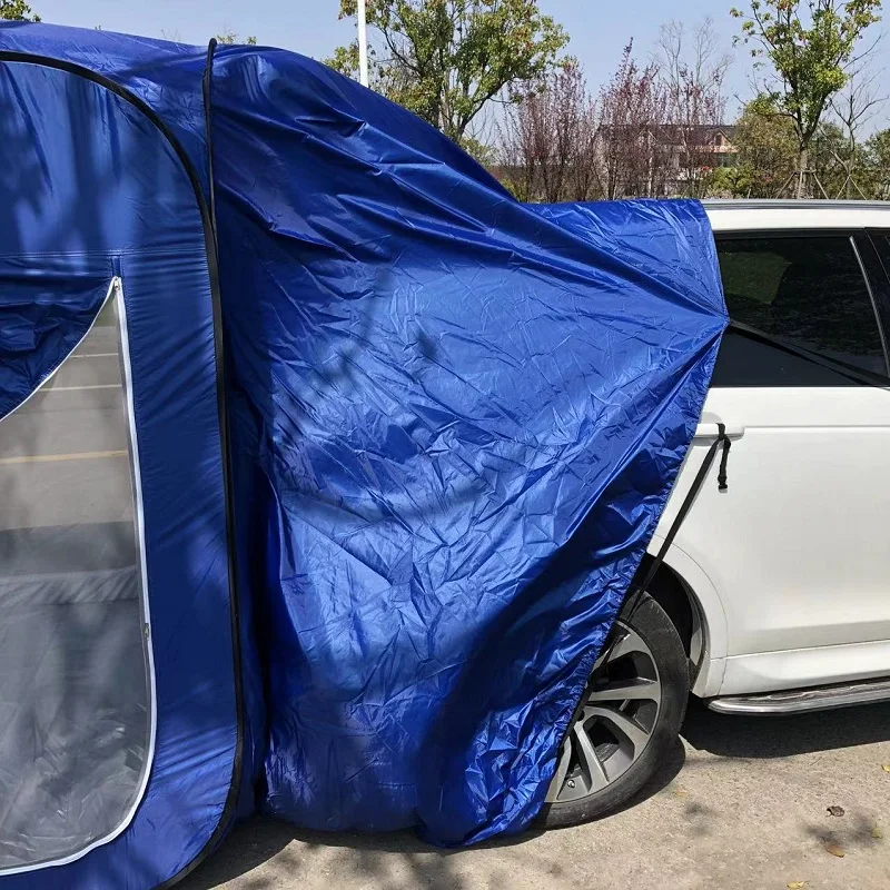 Outdoor Extended Car Rear Tailgate Tent Self-Driving Tour Portable Sun Shade Camping Tent Waterproof Rainfly Car Rear Tent
