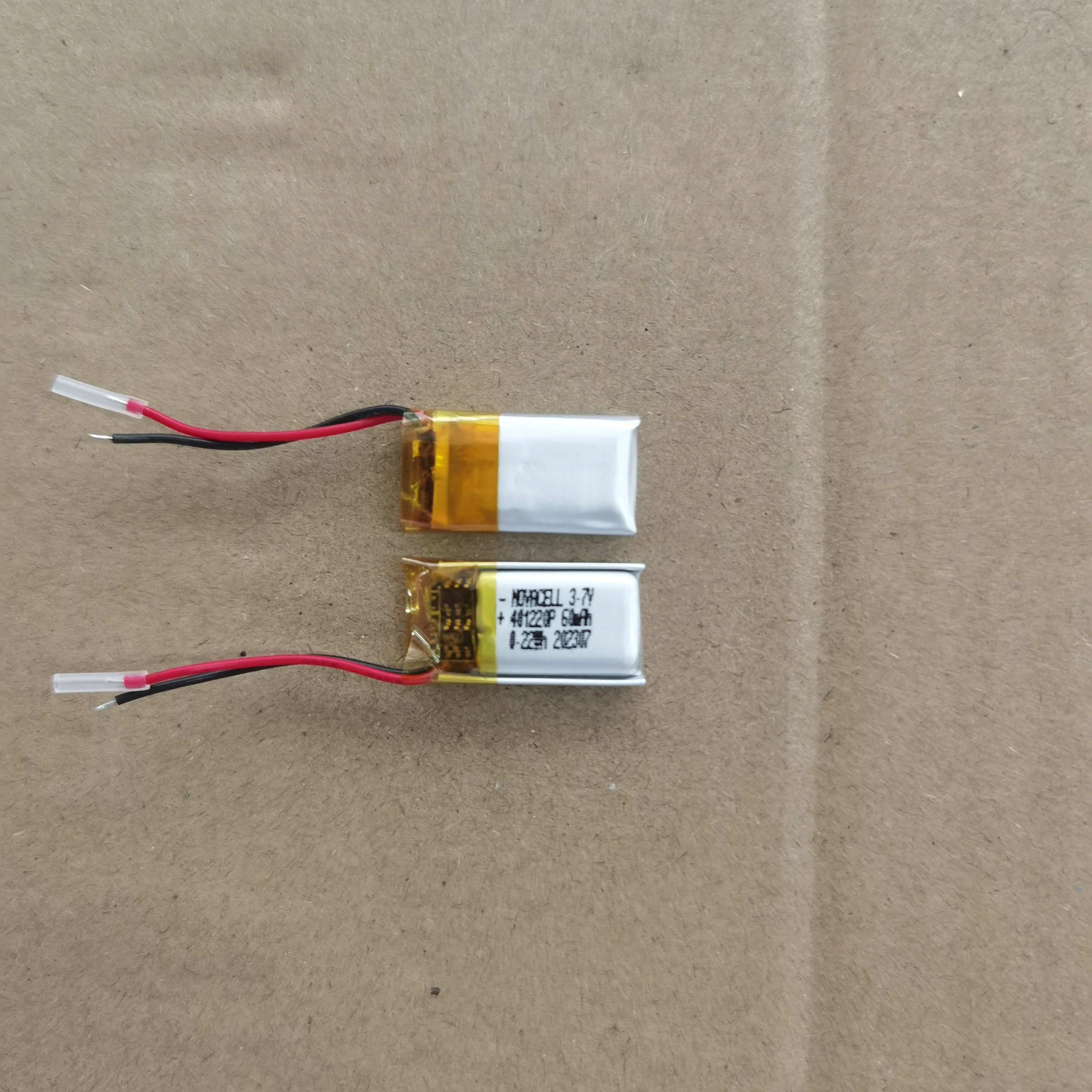 60mah Super Mini Lipo Battery 401220 3.7V Rechargeable Lithium Polymer Battery and Another Similar Model 301220