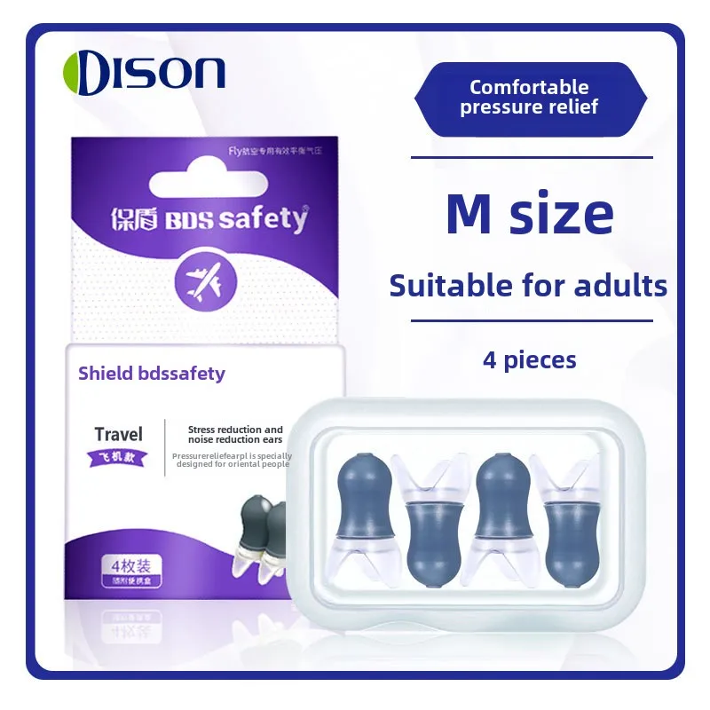 Professional reusable Silicon Earplugs Special Aviation Hearing Protection Men Women Reduces Stress Tinnitus Earaches Airplanes