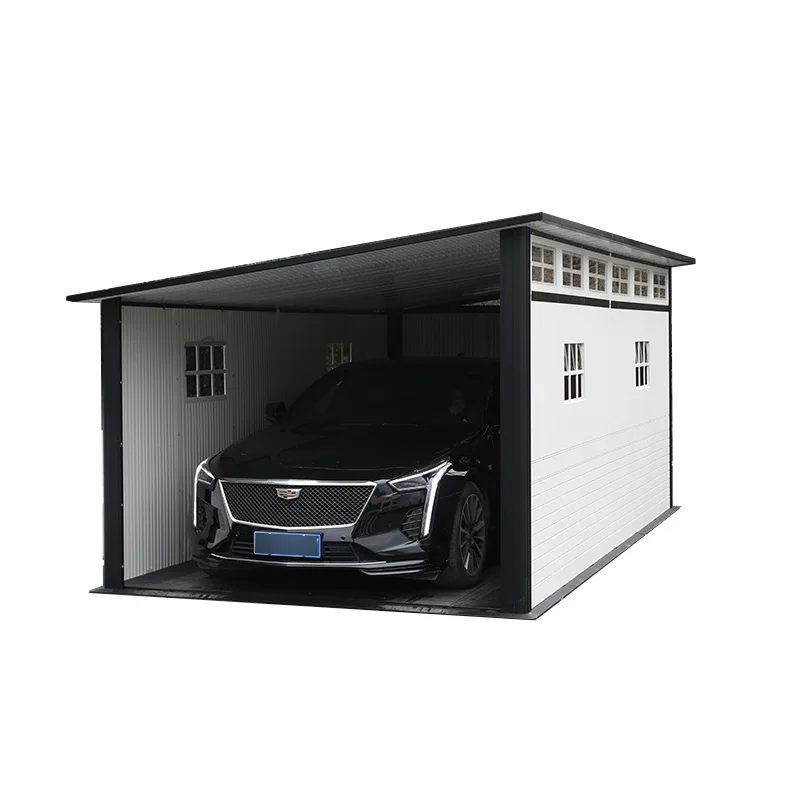 Kinying Brand 2022 New Product Lifetime Folding Car Shelter Car Parking Shed Plastic Carport Garage