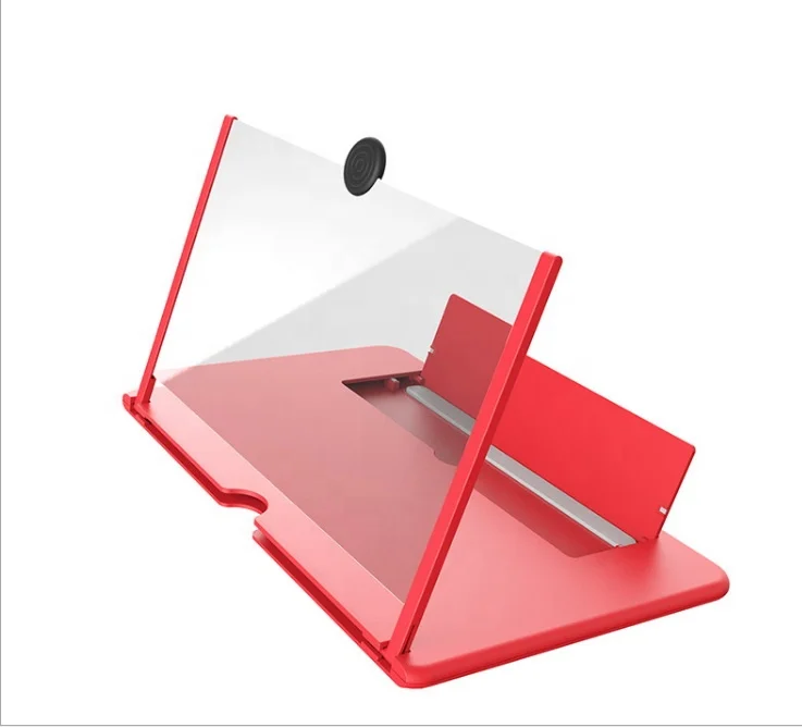 
Newest Pull Typer Cell Phone Amplifier 3D Effect High Definition Large Screen with Desk Holder Magnifying Folding for Movie Game 