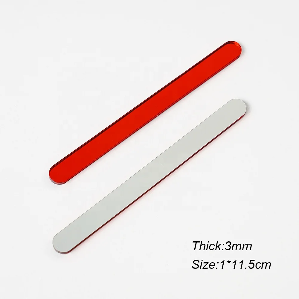 Acrylic Cake Popsicle Sticks Reusable Mirror Mini Ice Cream Stick  Healthy Snacks for Party Festival Diy Ice Cream