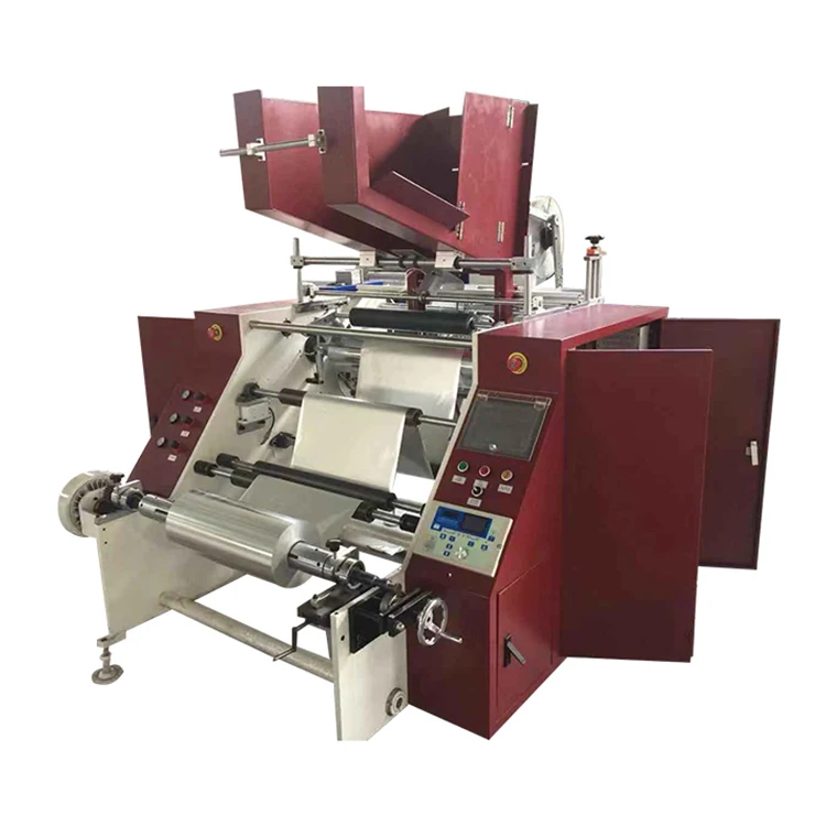 High Quality Aluminum Foil Rewinding Machine Aluminum Foil Slitting And Rolling Film Machine