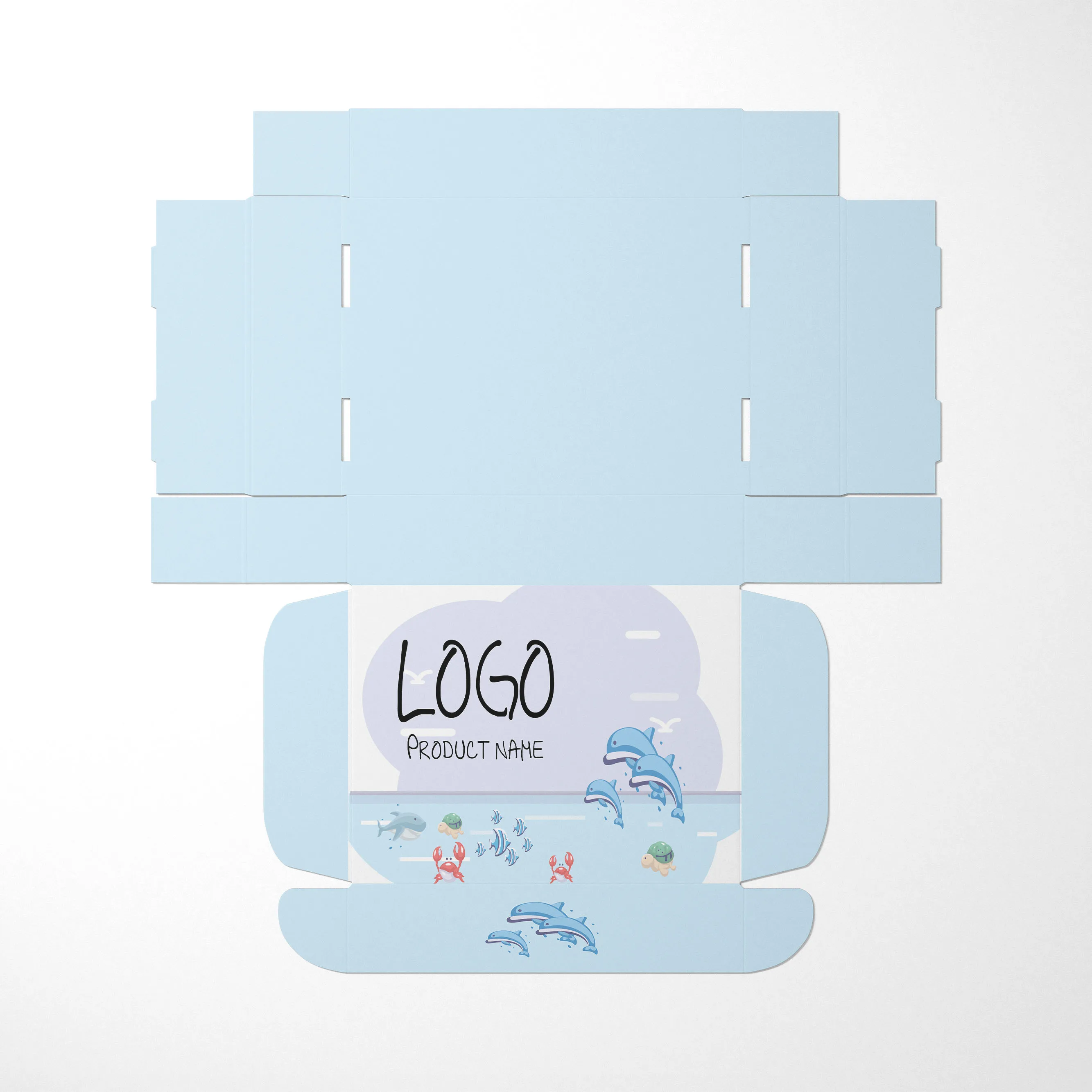 Baby Products Paper Packaging Box Customization Infant Clothes Socks Shoes Towels Blankets Toys Gift Box Free design