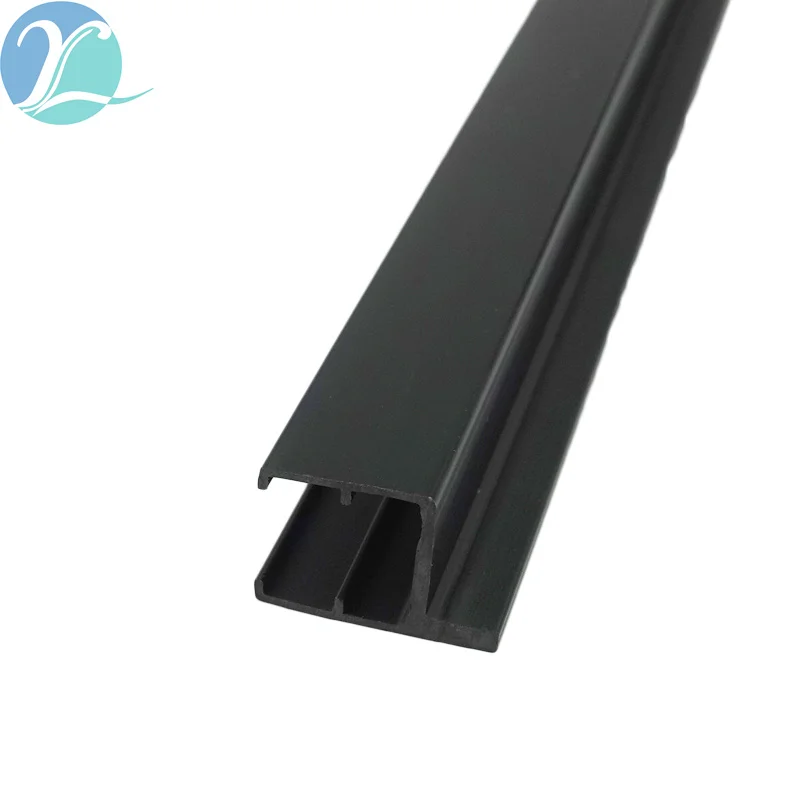 LED light slot plastic card strip extruded PVC profile industrial furniture dining cabinet light strip