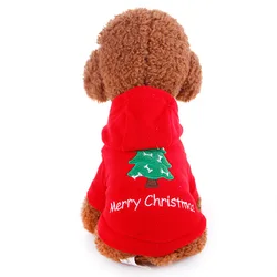 Wholesale Fashion Merry Christmas Ropa De Perro Puppy Dog Hoodie Pet Clothes