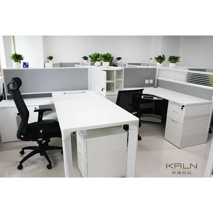 Modern office cheap workstation for 4 people office desk commercial office table laptop desk customized certification